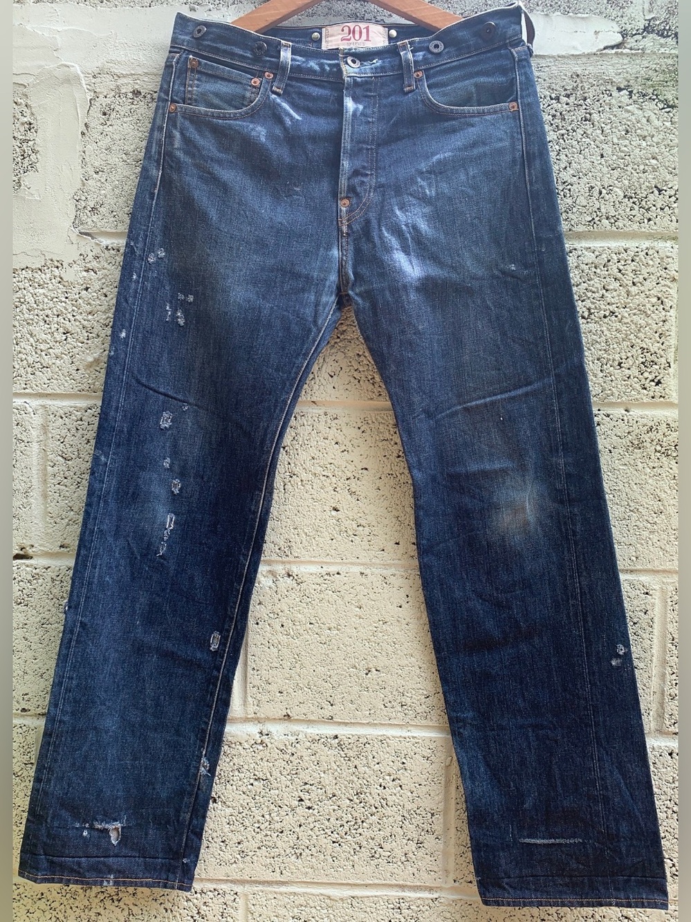 Vintage Levi 201 1870-1901 reproduction W29 L32